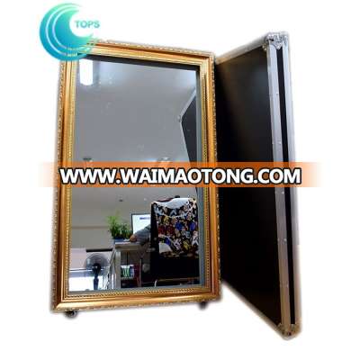 High quality digital touch screen selfie mirror me wedding photo booth props with IR touch frame for sale